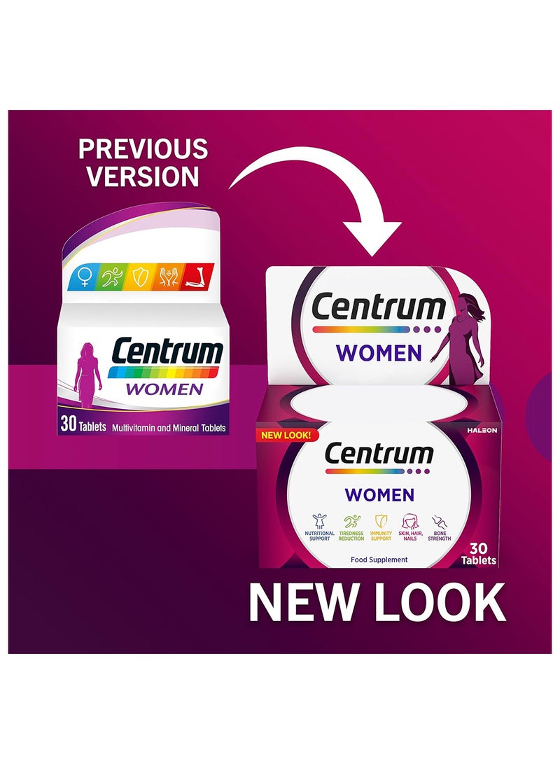 Centrum Multivitamins Food Supplement - 30 Tablets - Image 2