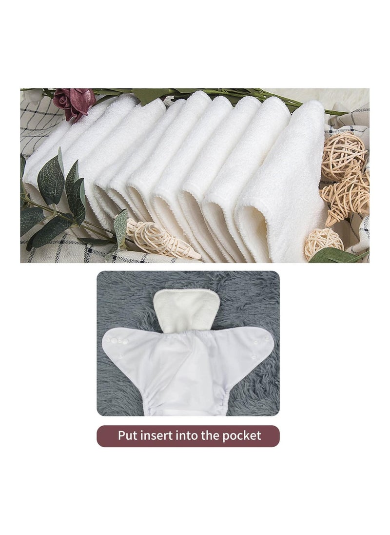 ALVABABY - Baby Cloth Diapers One Size Adjustable Washable Reusable For Baby Girls And Boys 6 Pack With 12 Inserts 6Bm98 - Image 1