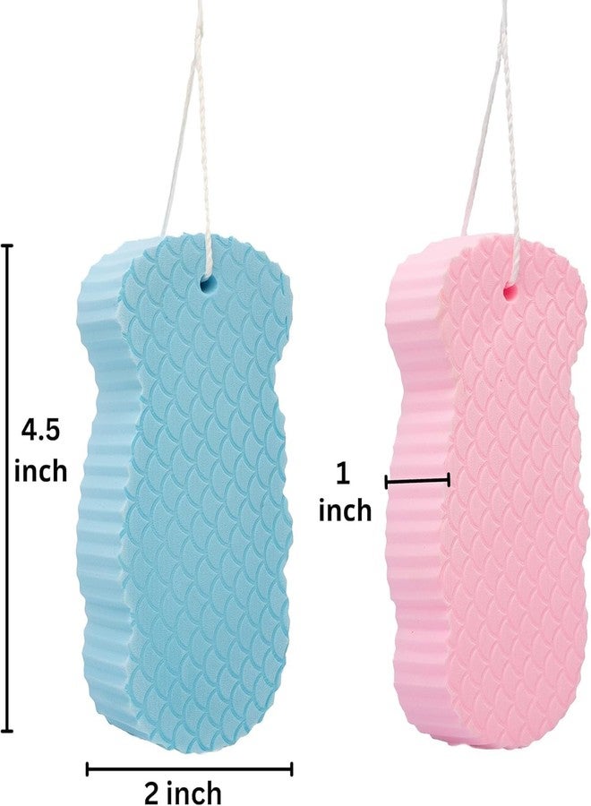 SIMESTICH Super Soft Bath Sponge Scrubber for Kids & Babies - Gentle Body Cleaning Exfoliating Bath Sponge for Sensitive Skin Soft Foam Scrubber for Boys, Girls, Men & Women Hygienic (Multicolour) - Image 2