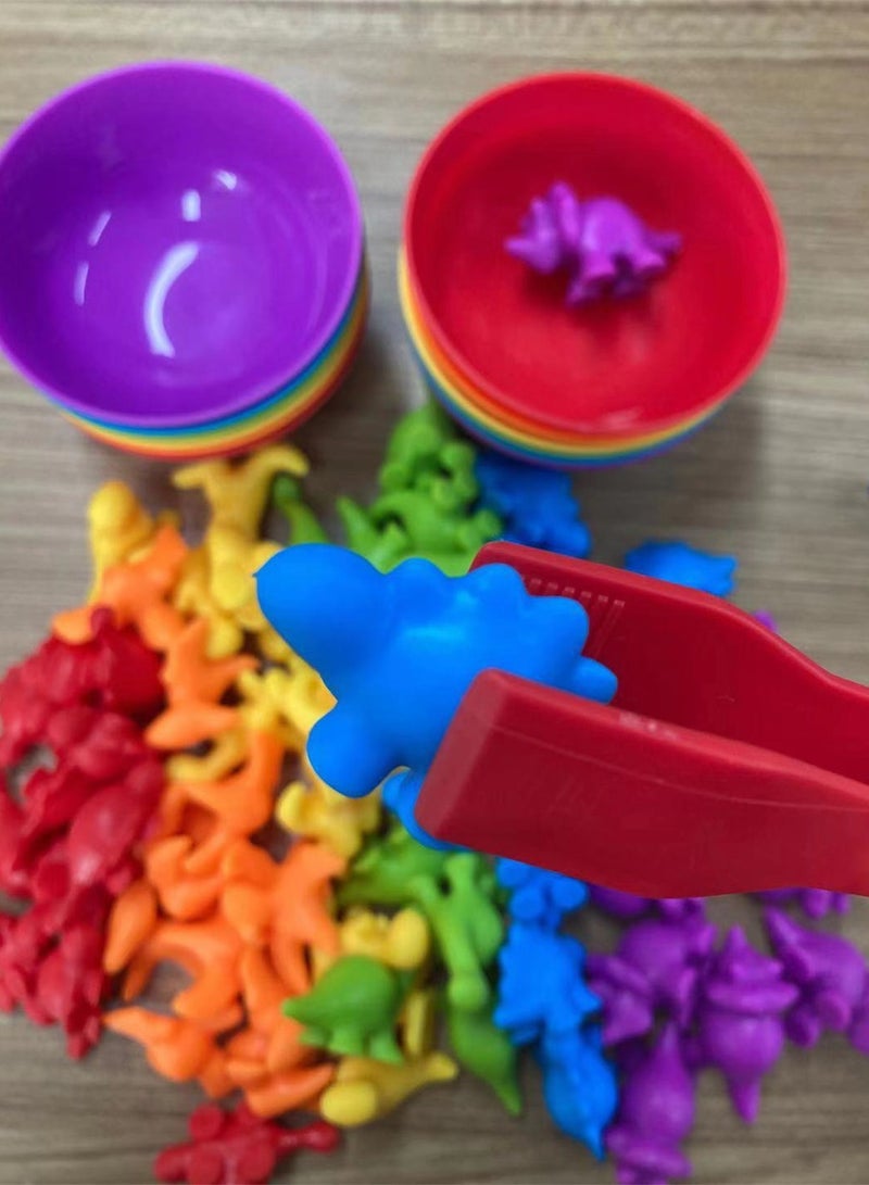 Children's multi-color counting soft glue early education cognitive toys teaching aids math toddler game set - Image 5