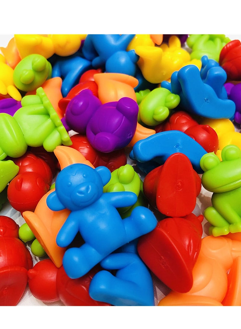 Children's multi-color counting soft glue early education cognitive toys teaching aids math toddler game set - Image 4