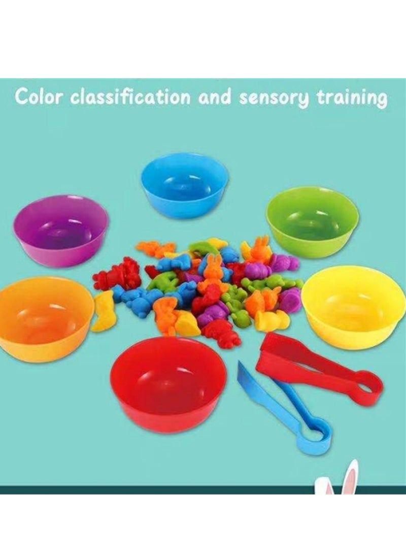 Children's multi-color counting soft glue early education cognitive toys teaching aids math toddler game set - Image 3