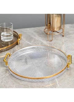 Generic Creative Snack Storage Trays Fruit Plates Jewelry Storage Tray Perfume Containers Cosmetic Tray 35.5*35.5  - Image 1