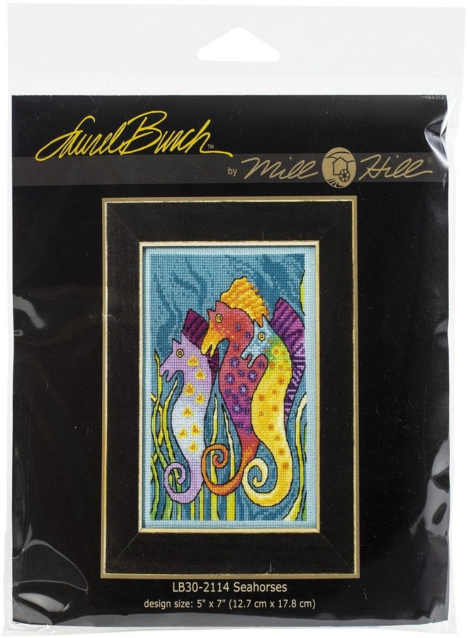 Mill Hill Counted Cross Stitch SEA Horses, Multi - Image 1