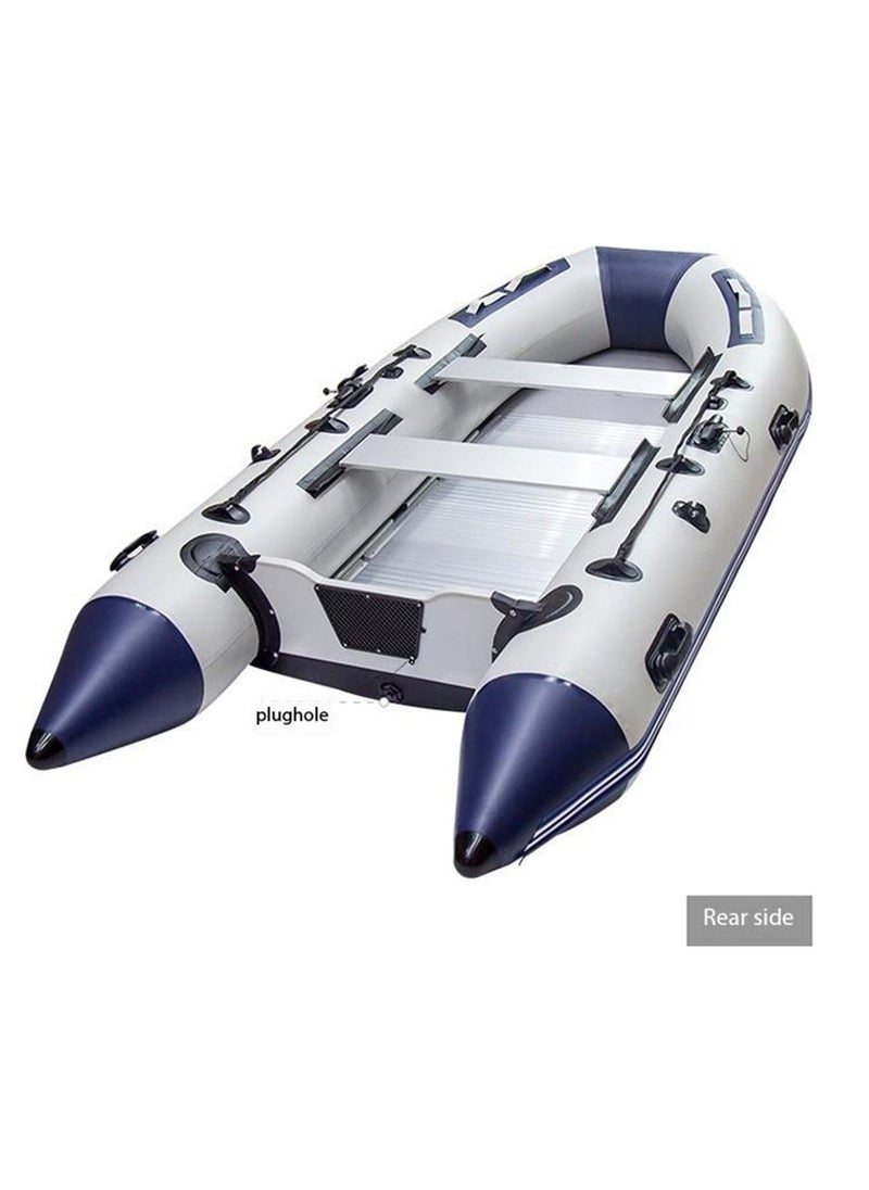 LIMOS - Hydro Force Inflatable Boat Raft Set with 2 Aluminum Oars for Fishing Lakes and Rivers - Image 1