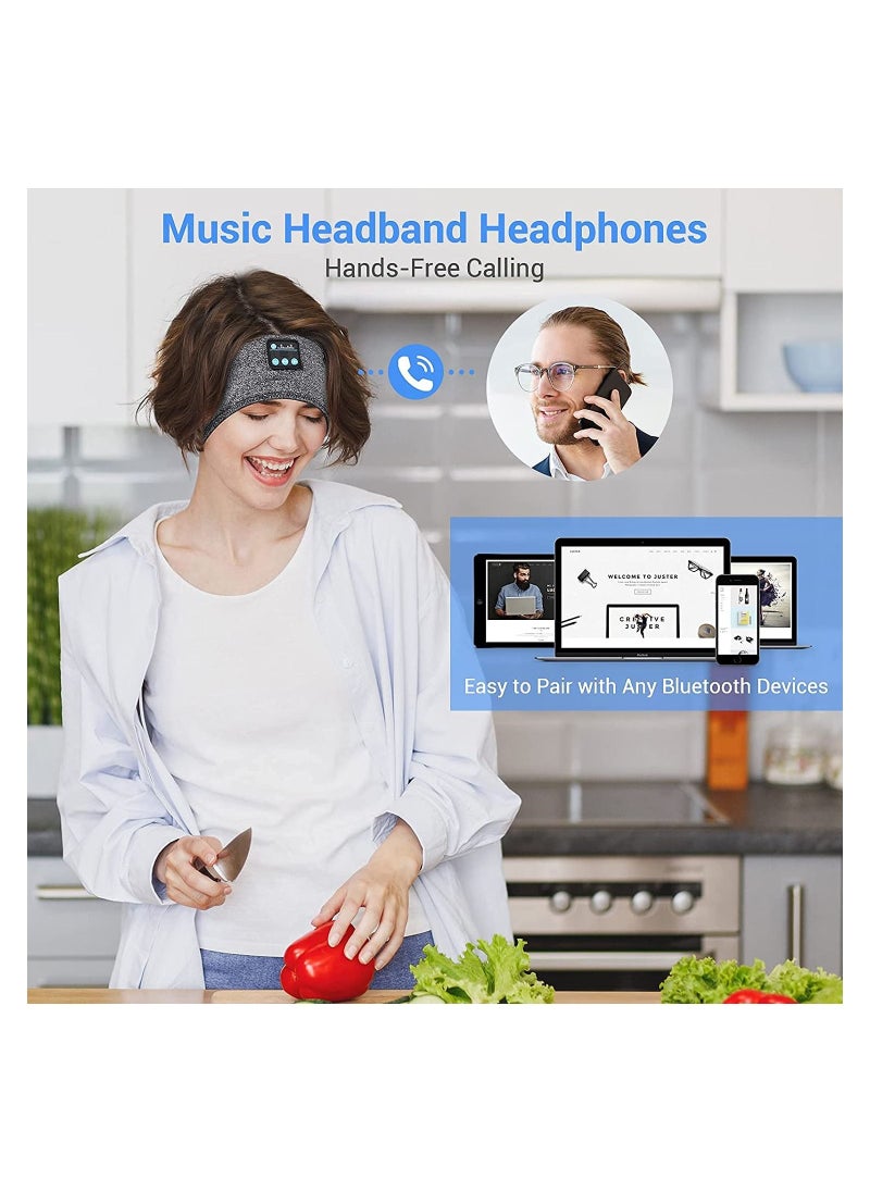 Generic - Sleep Headphones Headband Gadgets Gifts for Men & Women Sleeping Headphones Headband Ultra-Soft Wireless Music Sports Headphones Headsets with Thin Speakers - Image 1