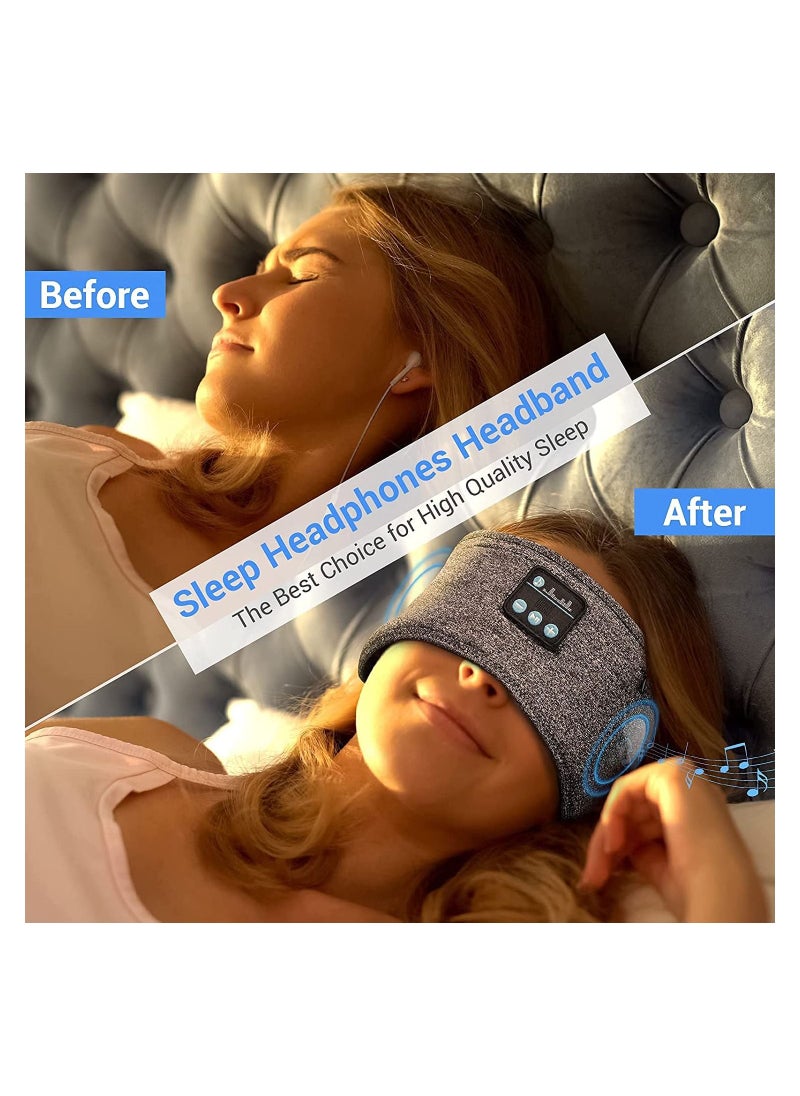 Generic - Sleep Headphones Headband Gadgets Gifts for Men & Women Sleeping Headphones Headband Ultra-Soft Wireless Music Sports Headphones Headsets with Thin Speakers - Image 1