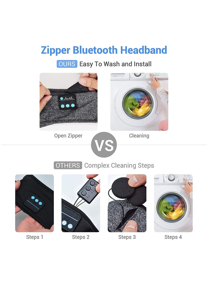 Generic - Sleep Headphones Headband Gadgets Gifts for Men & Women Sleeping Headphones Headband Ultra-Soft Wireless Music Sports Headphones Headsets with Thin Speakers - Image 1