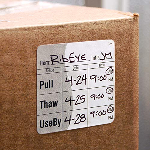 DayMark Safety Systems-IT112461 Pull/Thaw/Use by Freezable Label, 2" x 2" (Roll of 500) - Image 4
