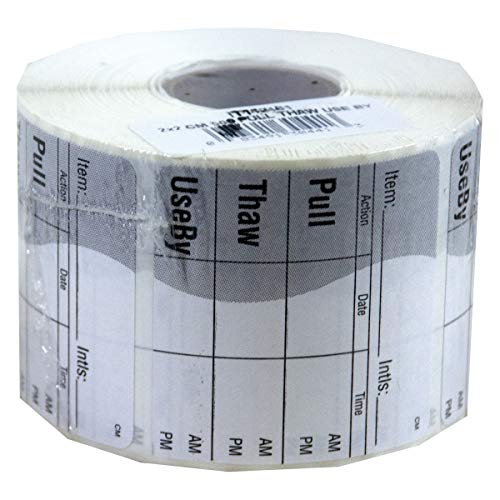 DayMark Safety Systems-IT112461 Pull/Thaw/Use by Freezable Label, 2" x 2" (Roll of 500) - Image 1