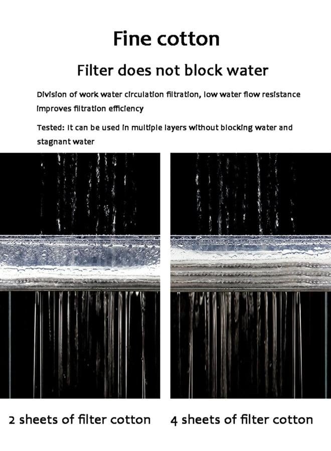 وسائط حوض السمك 5D 50x10x2 سم إسفنجة مرشح شبكي عالي الكثافة قطن - Image 3