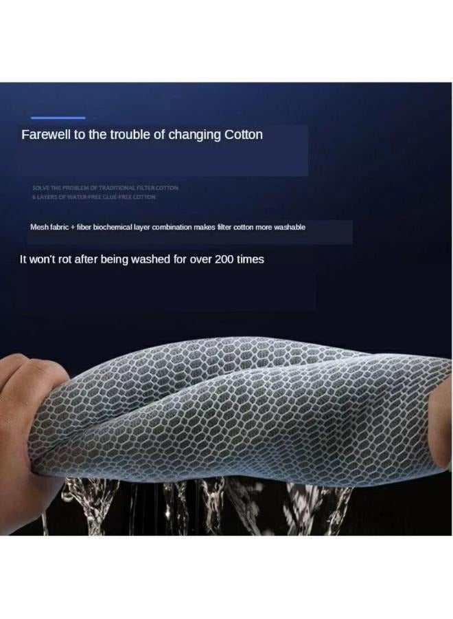 وسائط حوض السمك 5D 50x10x2 سم إسفنجة مرشح شبكي عالي الكثافة قطن - Image 5