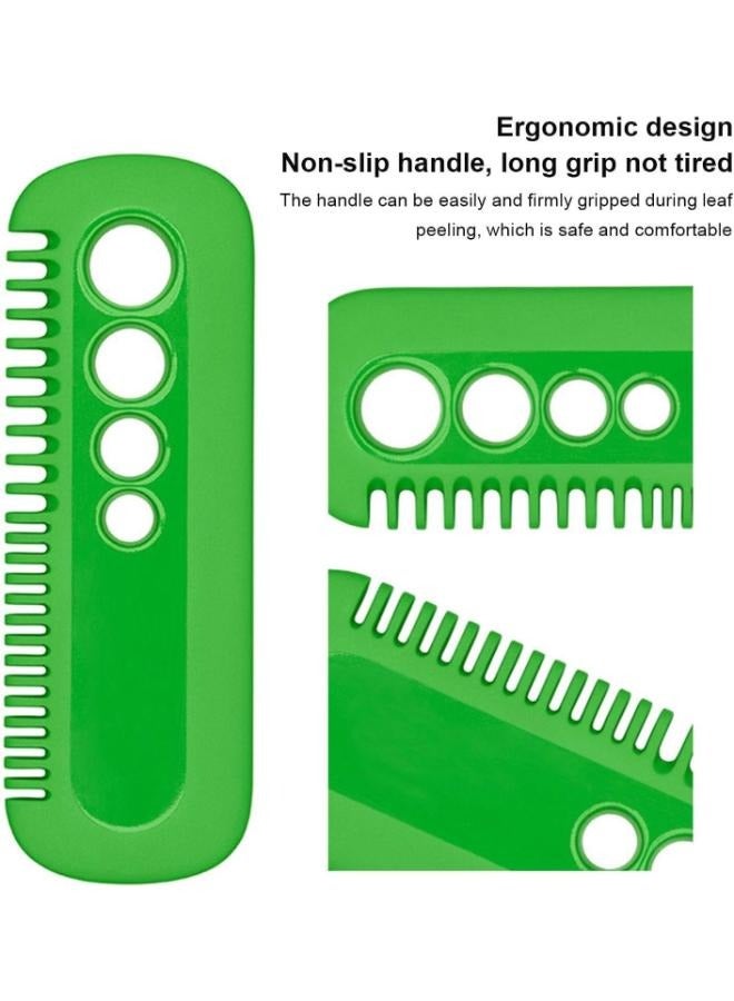Kitchen Gadgets Leaf Stripping Tool Separator Good Grips Herb and Kale Stripping Comb Peeler  - Image 3