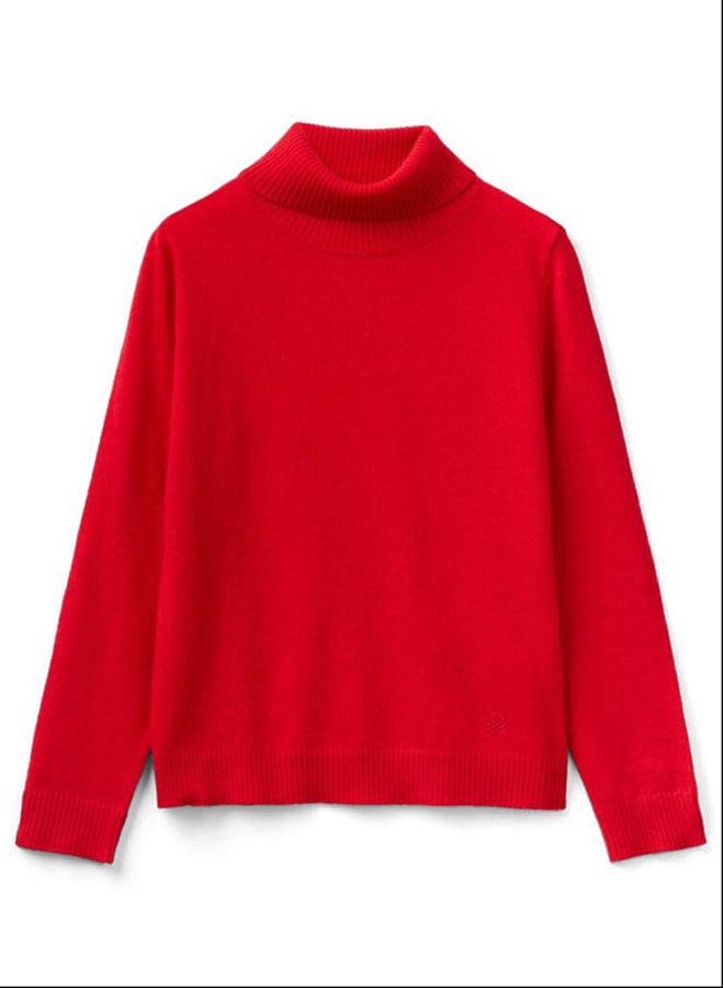 Benetton TURTLENECK IN WOOL BLEND  - Image 2