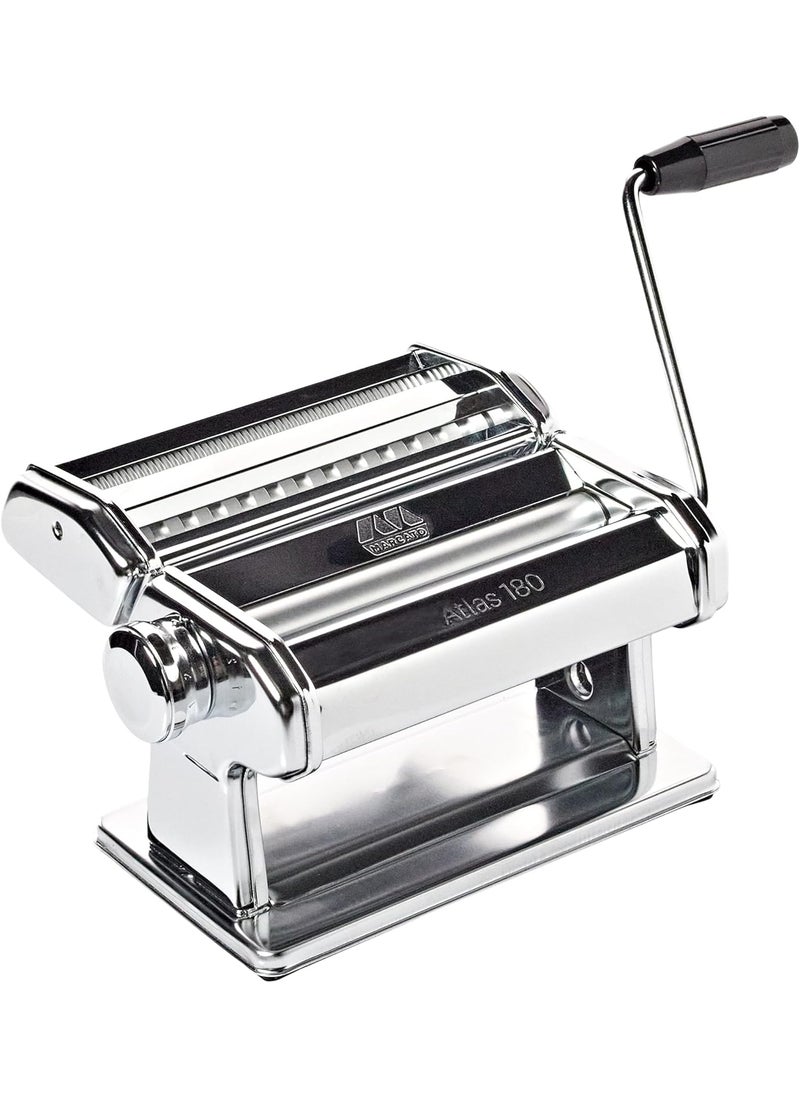 MARCATO MARCATO Made in Italy Atlas 180 Classic Manual Pasta Machine Chrome Steel Makes Lasagne Fettuccine  Tagliolini  - Image 4