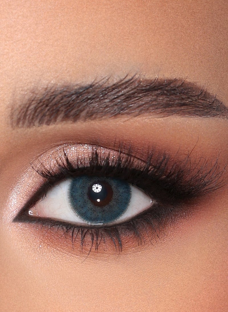 تنكربيل عدسات عيون لاصقة  تنكر بيل  - عدسات شهرية لون سكاي بلو - زوج في العلبة - Image 1