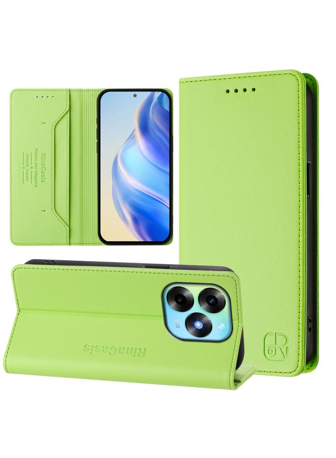 اس-توب جراب لهاتف itel S23+ RC01، جراب هاتف جلدي مزدوج الطي مزود بخاصية الشفط المغناطيسي بتقنية RFID - Image 1