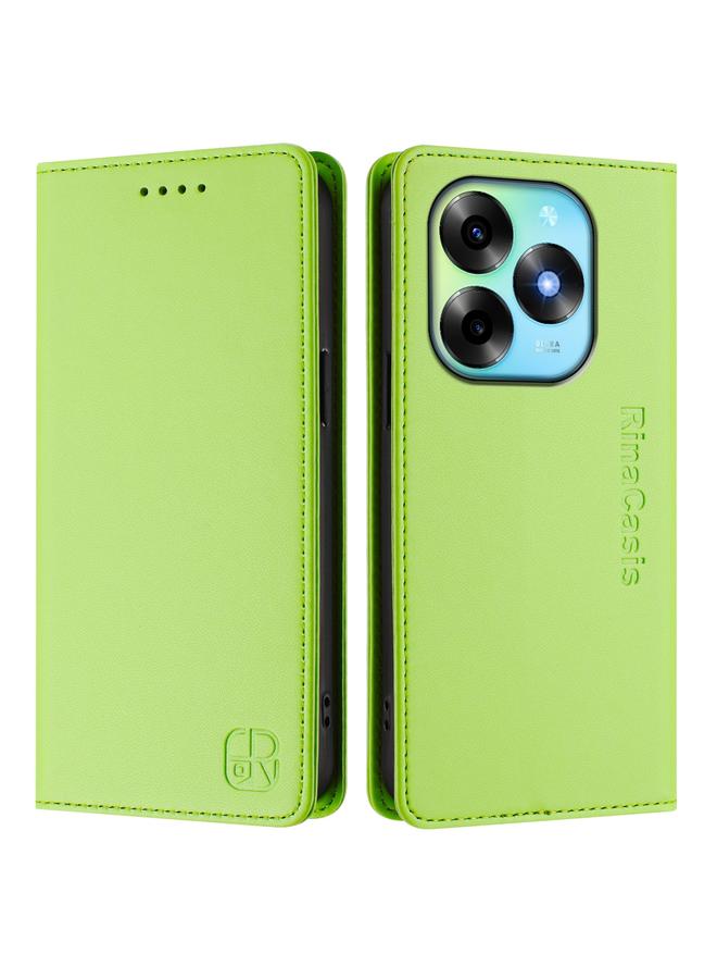 اس-توب جراب لهاتف itel S23+ RC01، جراب هاتف جلدي مزدوج الطي مزود بخاصية الشفط المغناطيسي بتقنية RFID - Image 2