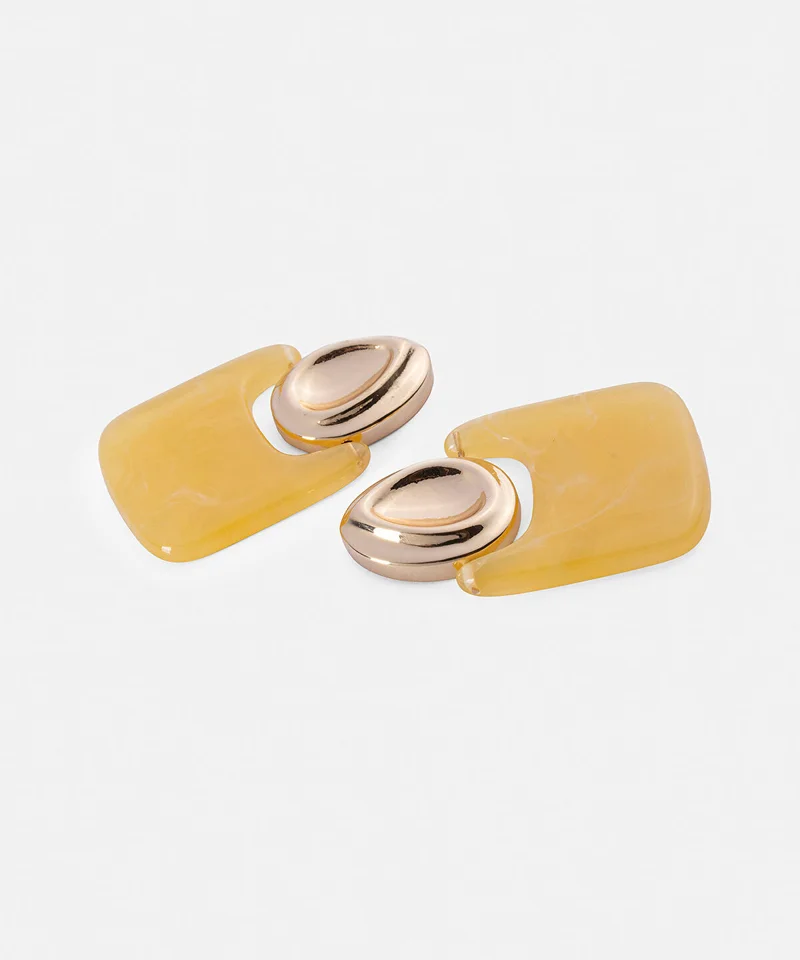 Ipekyol  Combined Resin Earrings for Women | Best Price UAE