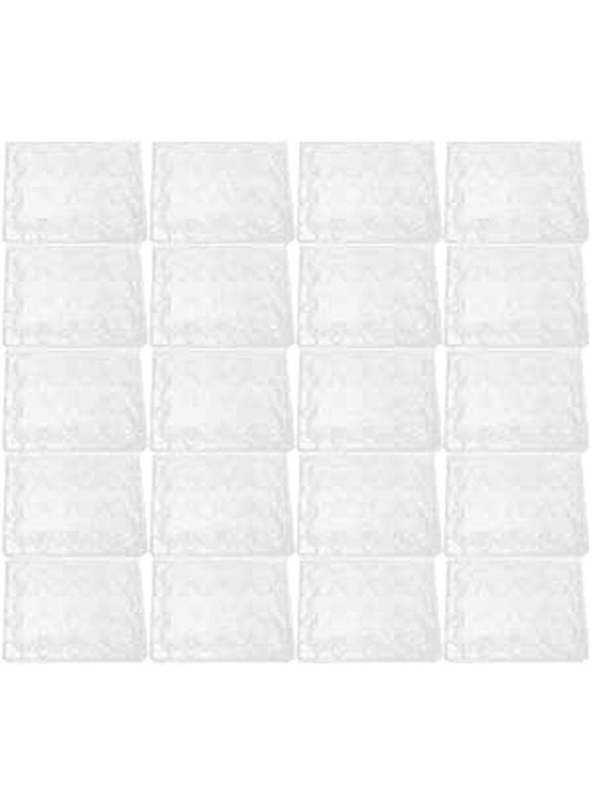 20 Pack Clear Plastic Quail Egg Holder Tray For Kitchen Refrigerator Travel Picnic - Image 1
