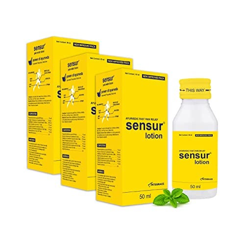 Sensur Natural and Ayurvedic Pain Relief Lotion - (50ml, Pack of 3) | Fast Relief |All Pains, One solution - Image 1