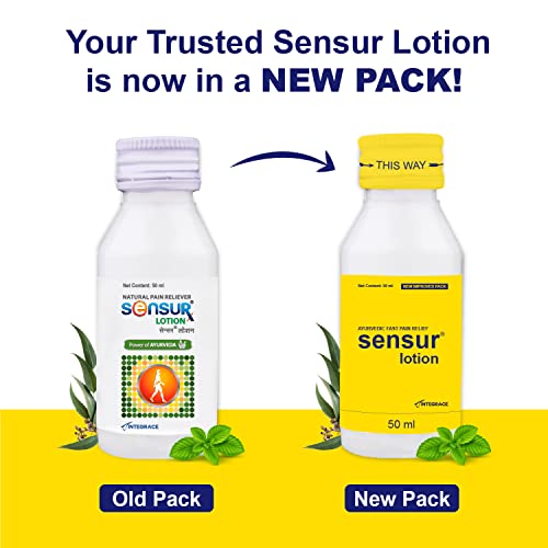 Sensur Natural and Ayurvedic Pain Relief Lotion - (50ml, Pack of 3) | Fast Relief |All Pains, One solution - Image 2