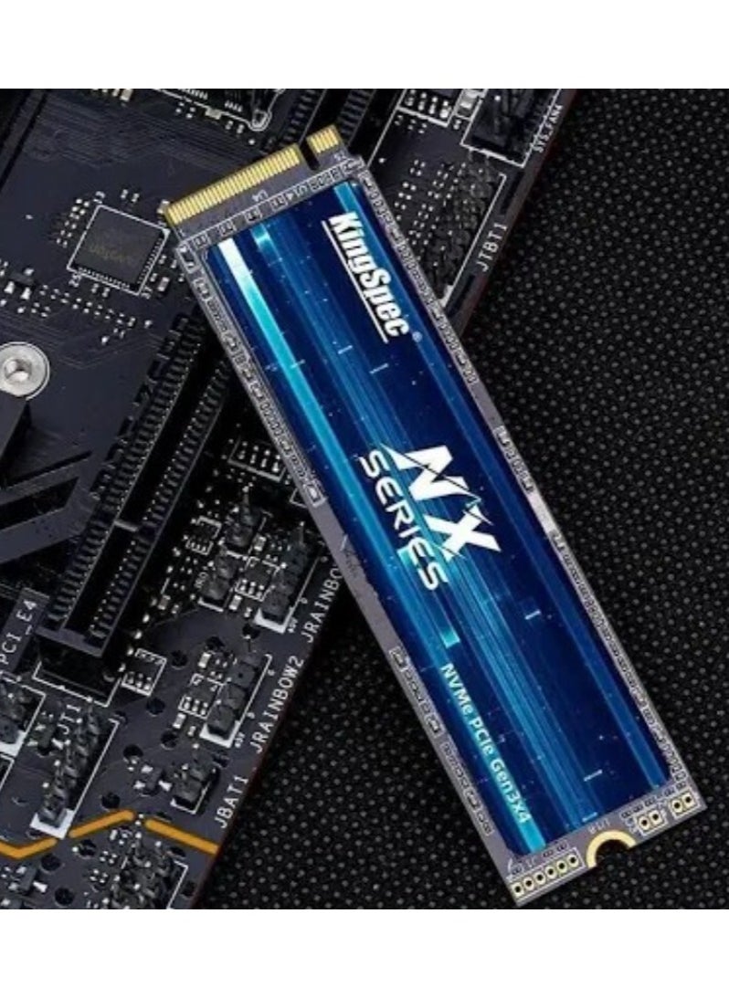 KingSpec 512GB M.2 NVMe SSD Gen3x4 – NX Series High-Speed Internal Drive with 3D NAND Flash for PC & Laptop