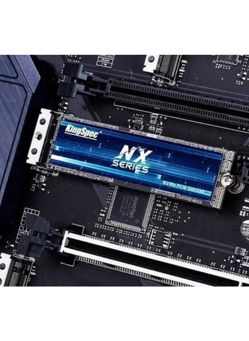 KingSpec 512GB M.2 NVMe SSD Gen3x4 – NX Series High-Speed Internal Drive with 3D NAND Flash for PC & Laptop