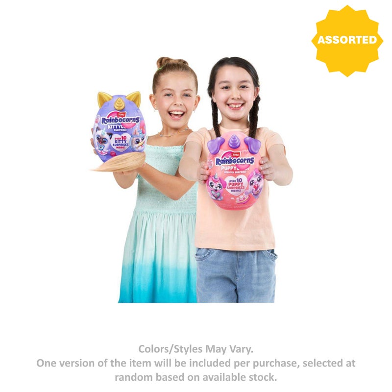 Rainbocorns Kittycorn & Puppycorn Surprise Series 1 Plush Playset (Assorted, Pack of 2) - Image 4