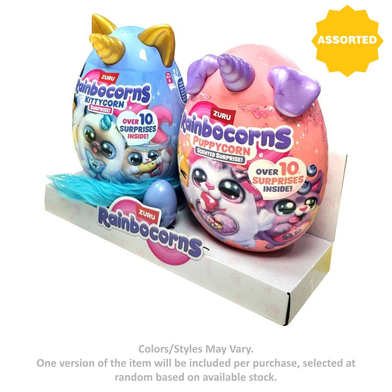 Rainbocorns Kittycorn & Puppycorn Surprise Series 1 Plush Playset (Assorted, Pack of 2) - Image 3