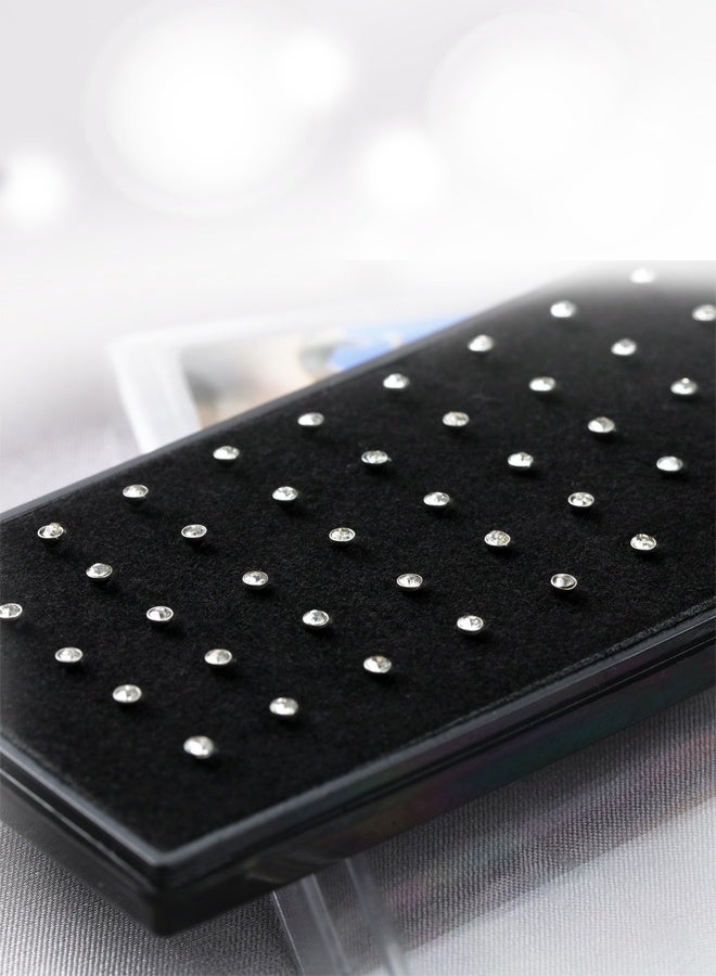 120 PCS stainless steel nose studs, random colors and clear. - Image 4