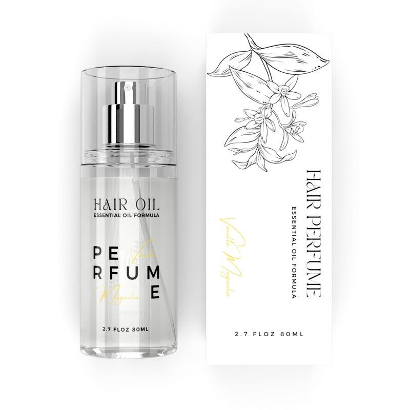 benatu Hair Perfume Oil for Women (Vanilla Magnolia), Argan Oil Heat Protection Spray for Dry, Damaged, Firzzy Hair Care, Long Lasting Fragrance Mist with Keratin & Elastin for Nourishing & Smooth 2.7 fl oz - Image 1