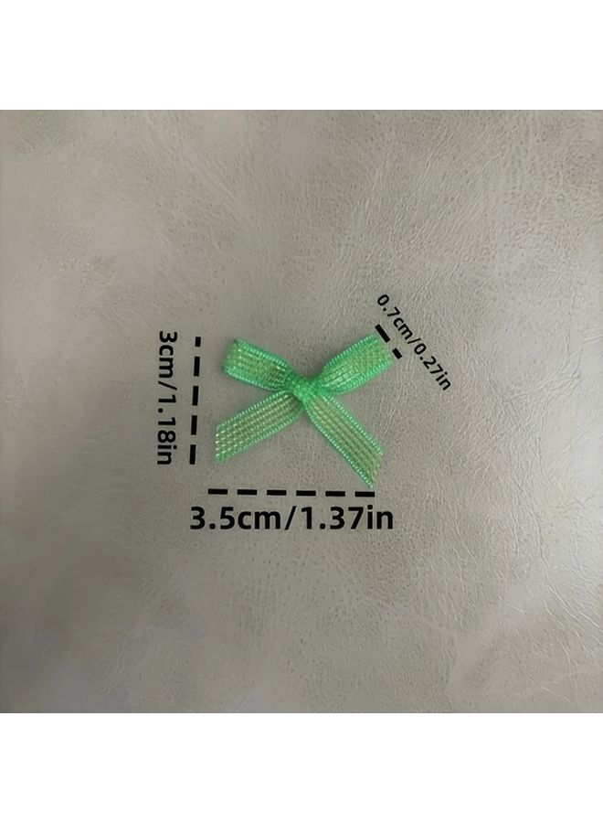 50 Pcs Mixed Color Hard Yarn Gift Wrap Bows For Hair Clips Clothing And Packaging - Image 3