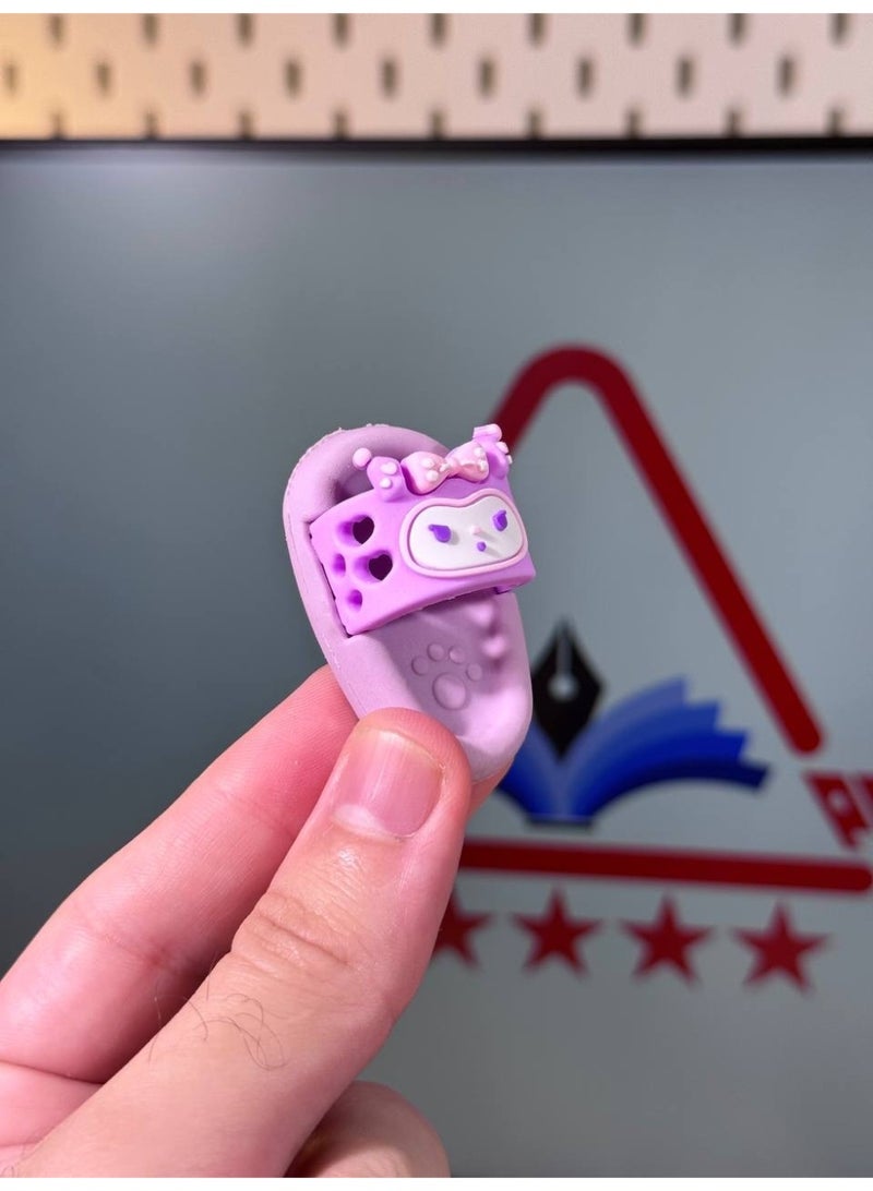 ممحاة على شكل شبشب – تصميم لطيف ومناسب للمدرسة والمكتب - Image 2