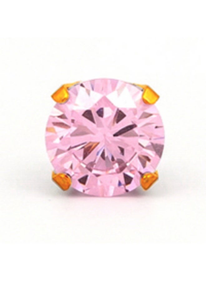 Caflon Fashion sense earrings for sensitive ears (Cubic zirconia pink) - Image 1