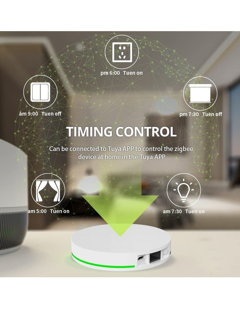 Excefore Hub Gateway, Compatible with Alexa/Google Home, WiFi Smart Home Hub, Smart Home Bridge, App Remote Control, Work with Tuya ZigBee Smart Device  - Image 3