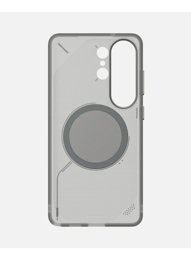 Aulumu اولمو جراب مغناطيسي S26 الترا جالاكسي | تقنية اي ام دي الحرارية | متوافق مع ماج سيف | جراب تبريد سلبي لهاتف سامسونج جالاكسي S26 الترا - ابيض شفاف - Image 5