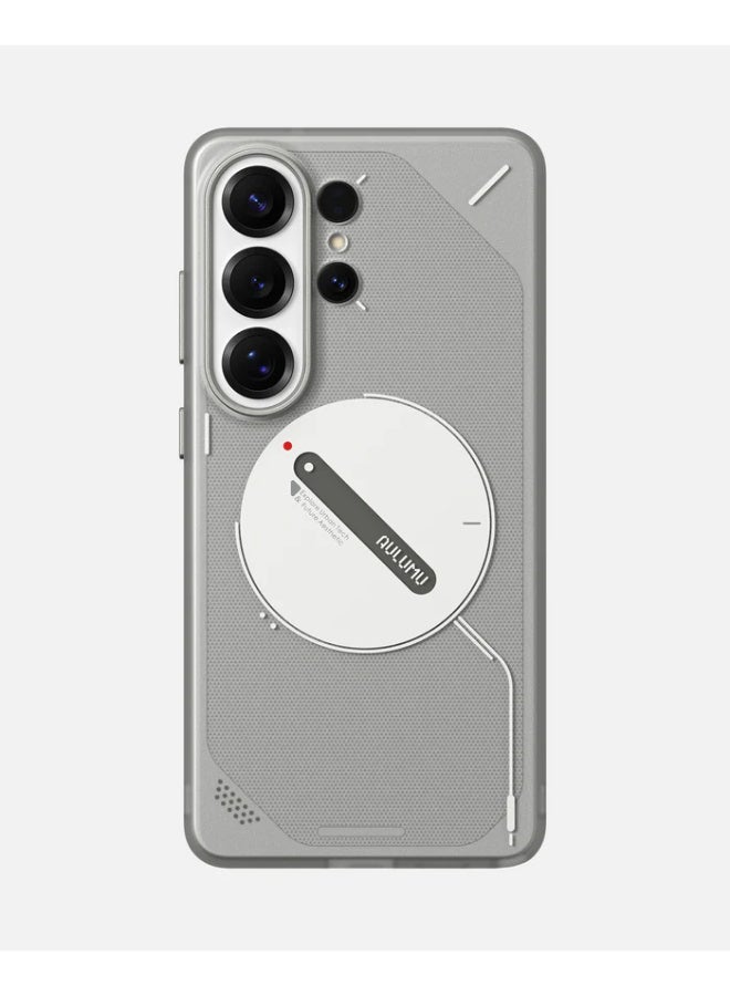 Aulumu اولمو جراب مغناطيسي S26 الترا جالاكسي | تقنية اي ام دي الحرارية | متوافق مع ماج سيف | جراب تبريد سلبي لهاتف سامسونج جالاكسي S26 الترا - ابيض شفاف - Image 2