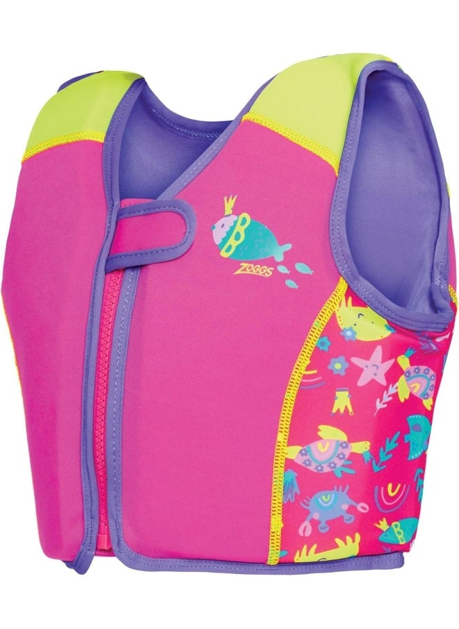 ZOGGS Zoggs Swim Sure Jacket, Pink, For ages 4-5  - Image 1