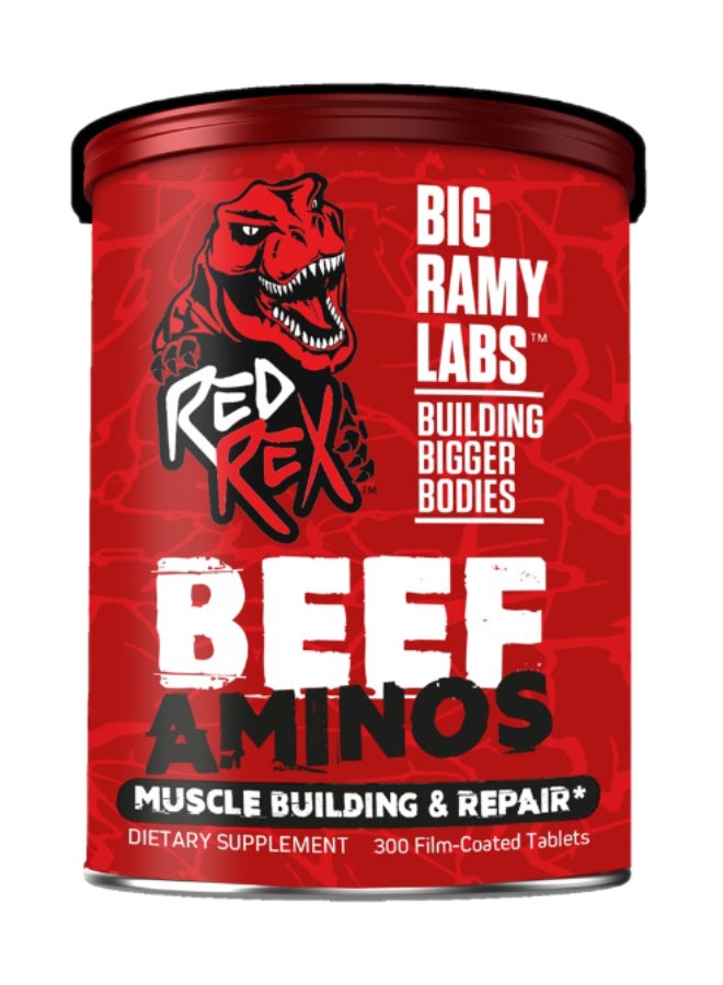 RED REX Beef Amino Acids Tablets - 300g - for Performance & Recovery - Image 1