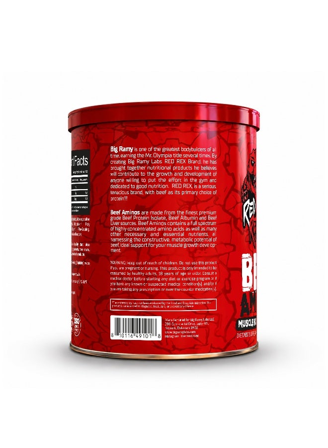 RED REX Beef Amino Acids Tablets - 300g - for Performance & Recovery - Image 2