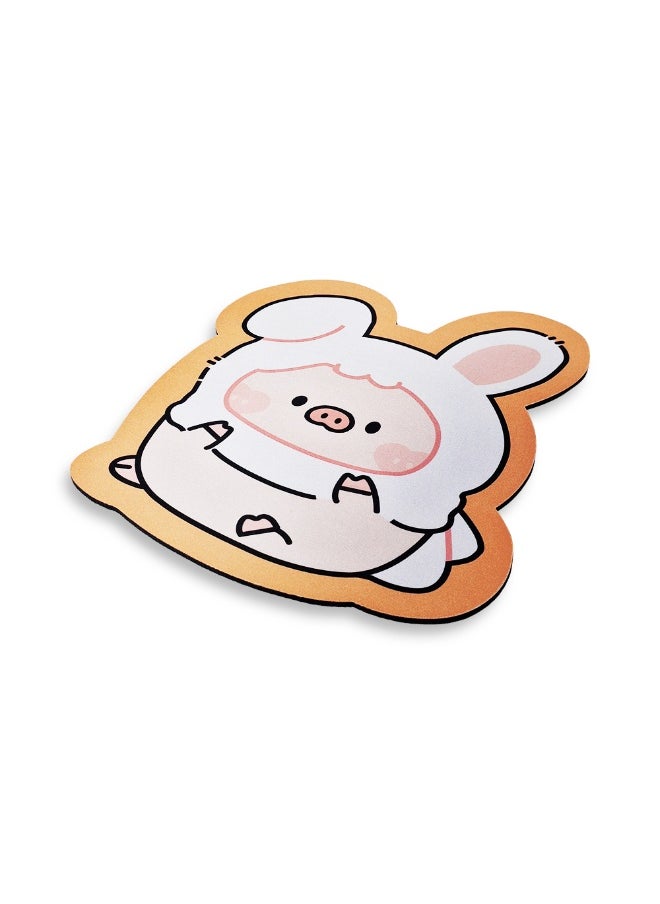 Generic - Cute Cartoon Mouse Pad with Bright and Attractive Colors | Fabric Surface with Non-Slip Rubber Base With Smooth Surface for Precise Control, Durable and Comfortable – Ideal for Gamers, Professionals, and Perfect for Work or Study Setup - Image 1