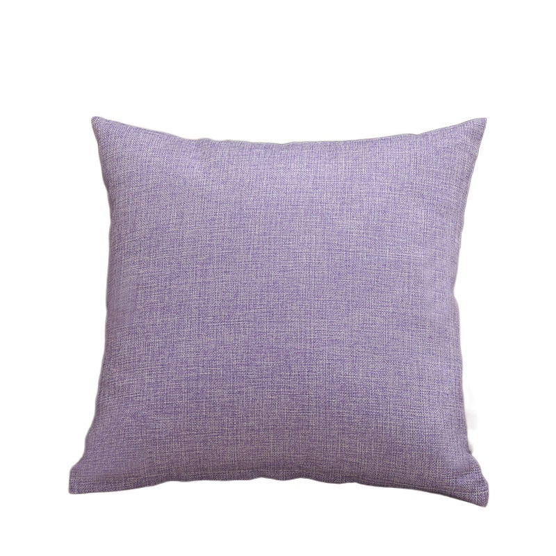 Linen Nordic Style Solid Decorative Throw Pillow for Sofa Bed Car Office - Image 5