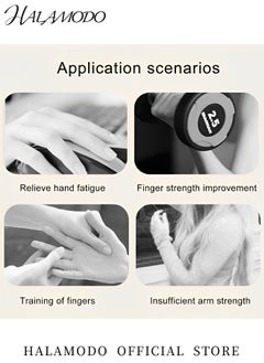 HALAMODO Finger Strengthener Silicone Flower Shaped Finger Exerciser 5 Hole Springback Hand Strengthening Devices for Home & Office & Outdoors Muscle Building  - Image 3