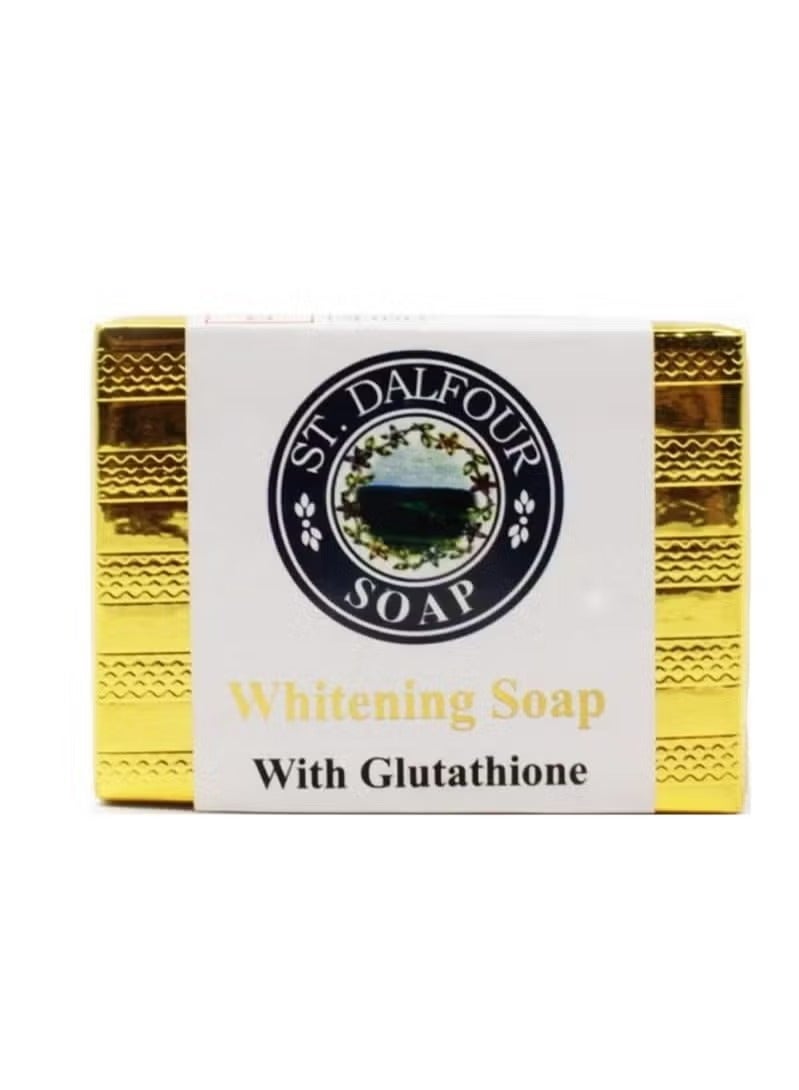 St.Dalfour St. Dalfour Whitening Soap with Glutathione, Vitamin C & E -135g