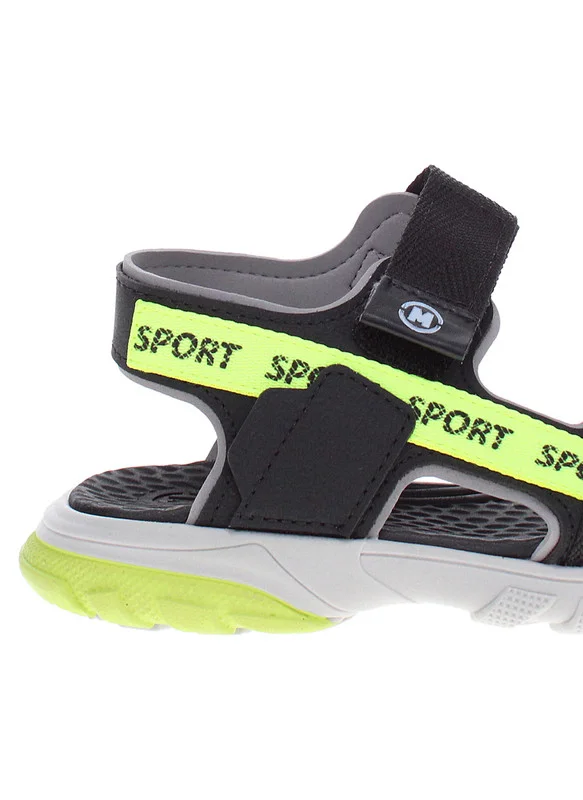 MOLEKINHO Molekinho Boys Sandals With Back Strap Black | Made In Brazil
