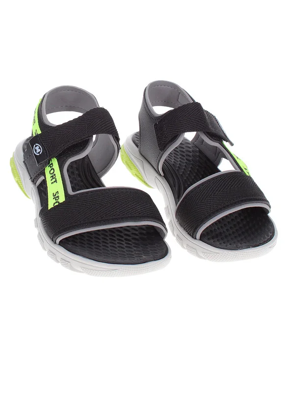 MOLEKINHO Molekinho Boys Sandals With Back Strap Black | Made In Brazil