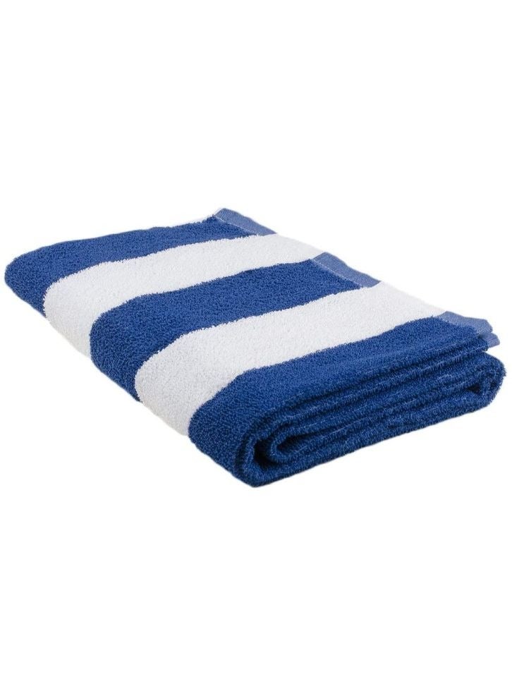 BYFT Petunia (Blue & White) Luxury Pool Towel (90 x 180 Cm-Set of 1) 100% Cotton, Highly Absorbent and Quick dry, Classic Hotel and Spa Quality Bath Linen-600 Gsm  - Image 2
