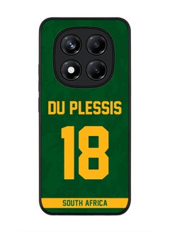Stylizedd For Xiaomi Redmi Note 14 Pro 5G / X7 5G Case,Slim fit Camera Protection, Shockproof Thin Phone cover  - South Africa Faf du Plessis, Jersey No 18  - Image 1