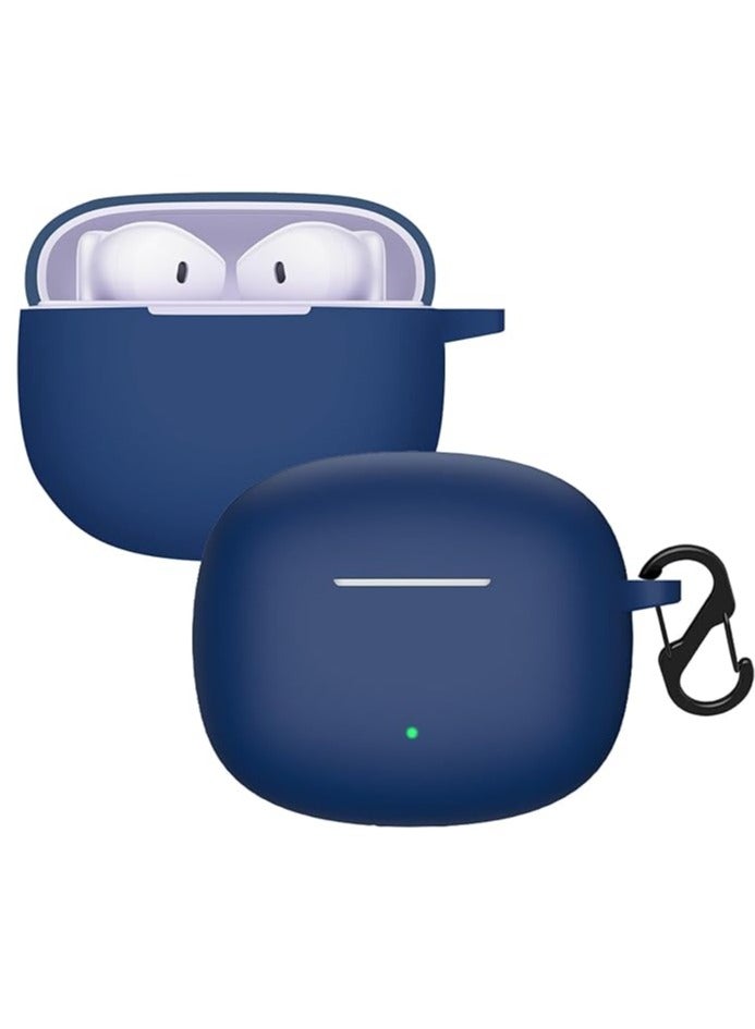 Cases Compatible with Honor Earbuds X6, Silicone Case, Light Weight, Shockproof, Portable - Dark Blue - Image 1